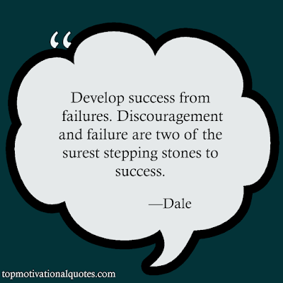 Develop success from failures - success inspirationq