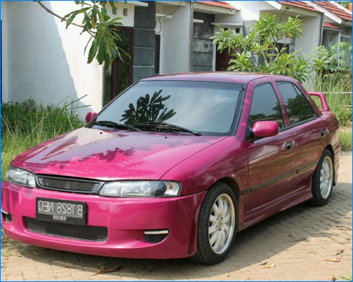  Modifikasi mobil timor ceper elegan balap warna silver dan 