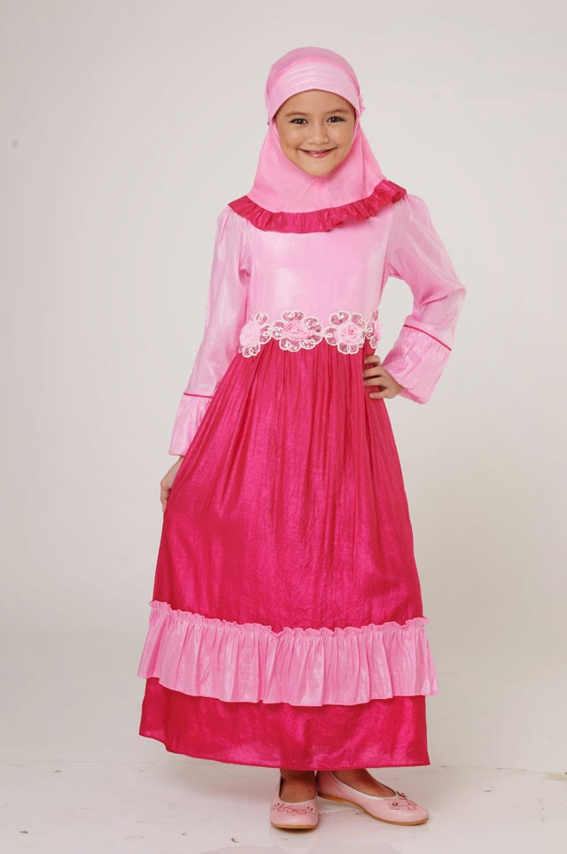 Dress Muslim Anak Perempuan Terbaik 2015