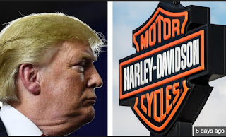 Trump misinformation and false information on Harley Davidson: "they're all Trump supporters", a fully unfounded and dubious comment that is Gaslighting