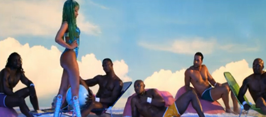 nicki minaj super bass video glow in the dark. Nicki Minaj, is giving us