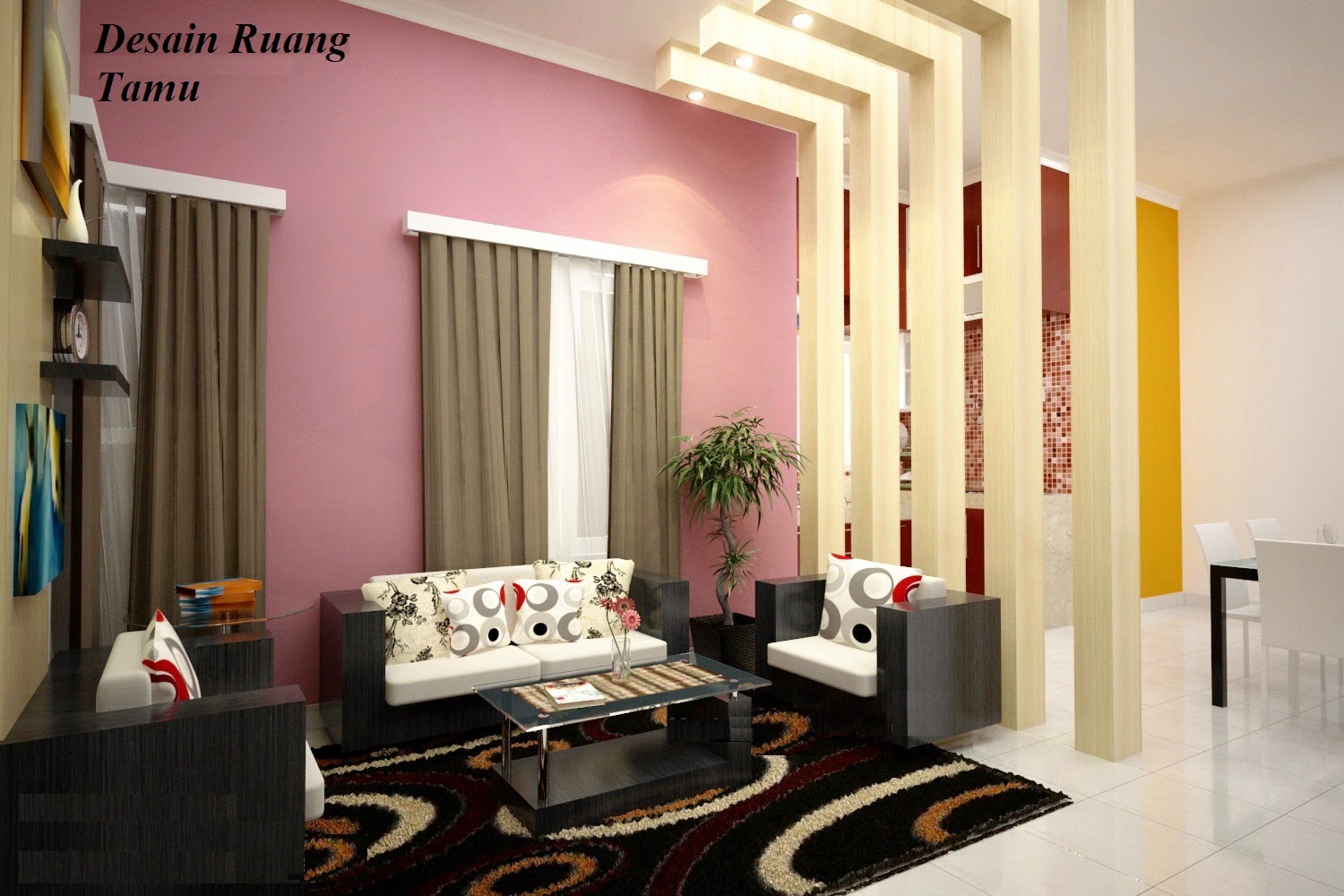 Impian Rumah Minimalis Idaman Desain Interior Ruang Tamu