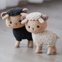 ovejas amigurumi patron gratis