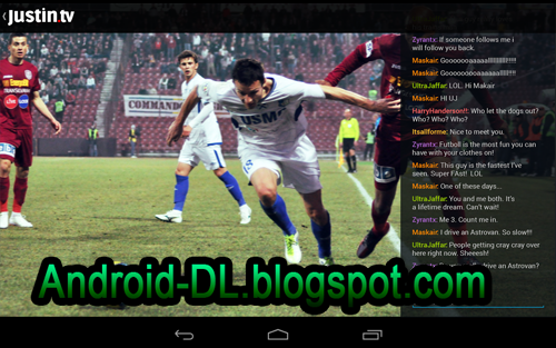 Justin.tv Android APK free Download (Watch streaming if android mobile ...