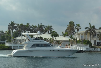 Lots of yachts on the Intercoastal