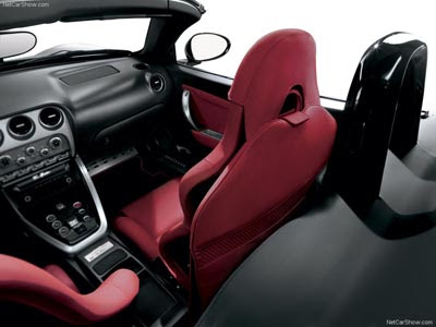 alfa romeo 8c spider interior pics