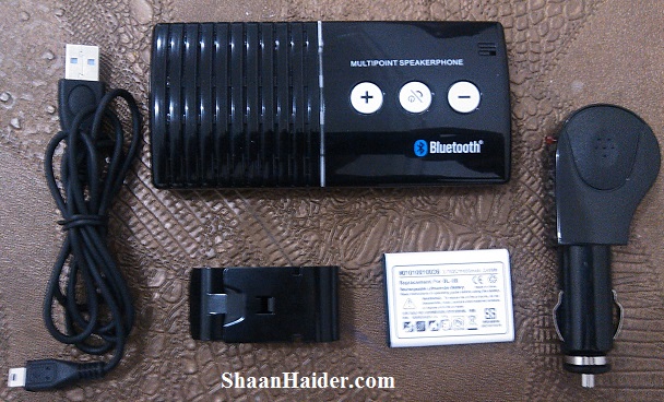 Bluetooth Speakerphone Car Visor Kit