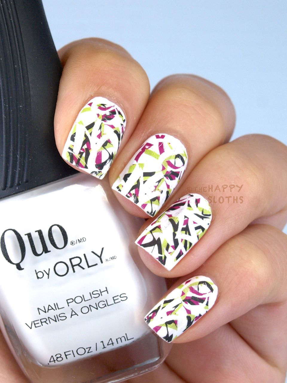 Quo by Orly Water Transfer Nail Art in "Mischief": Review and Swatches