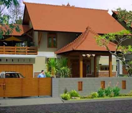 Contoh Tampilan Desain Rumah  Etnik  Jawa  Blog Interior 