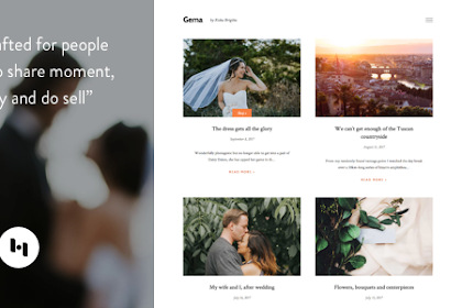 Gema Photoblogger Blogger Templates