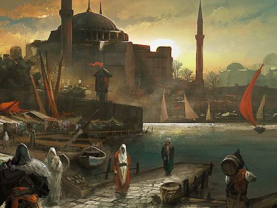 Assassin's Creed Revelations Drawing besplatne pozadine za desktop 1024x768 free download