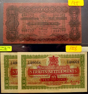   Straits Settlements 10 Cents 14-10-1919