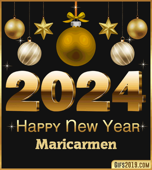 Happy New Year 2024 gif Maricarmen