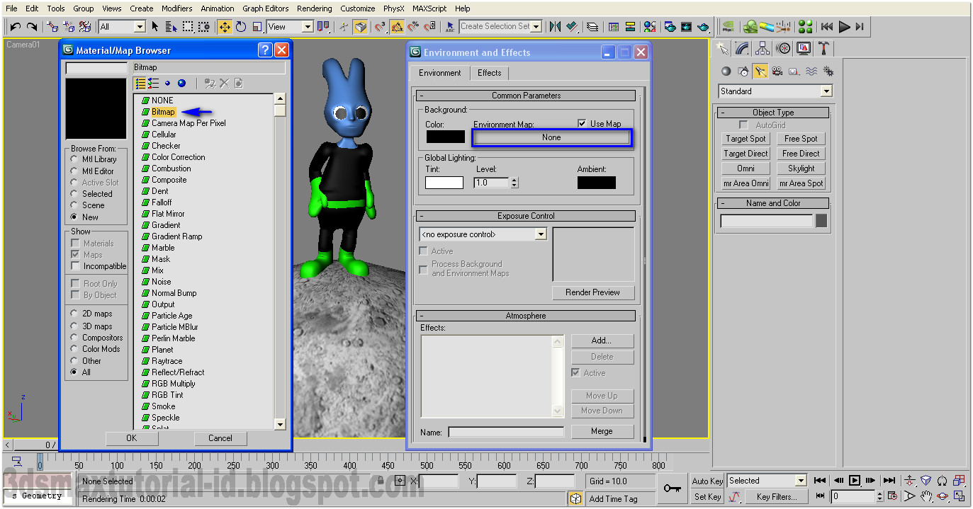 Membuat Gerakan Untuk Alien 3ds Max Animation Tutorial 3ds Max