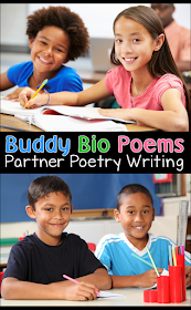 Buddy Bio Poems is a terrific activity that's a content-based writing lesson AND a fun icebreaker!