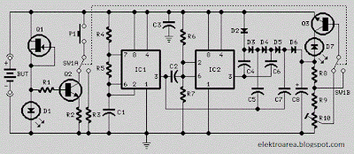 Rangkaian Battery Tester ( Penguji Battery)