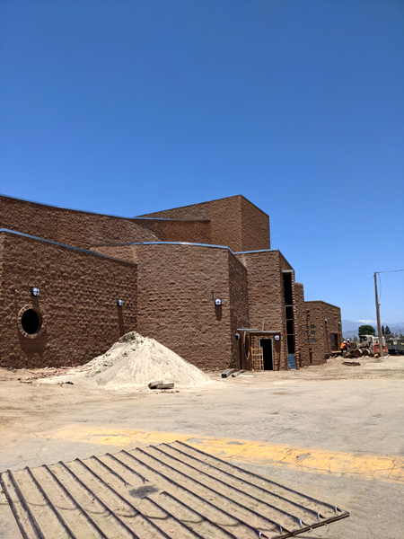 A photo that I took of the new Performing Arts Center currently under construction at Bishop Amat Memorial High School...on June 9, 2021.