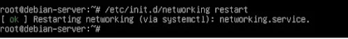 restart network