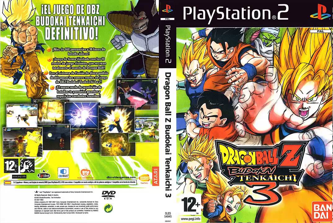 Dragon Ball Z Budokai Tenkaichi 3 PS2 ISO Highly Compressed Free download 1.4GB