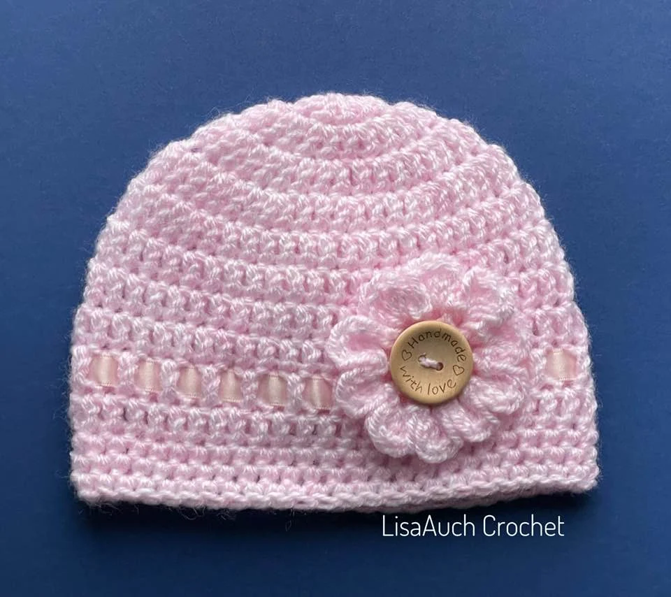 crochet baby hat patterns, FREE Crochet Baby Hat Pattern to 0-3 months,