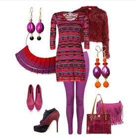 red purple polyvore