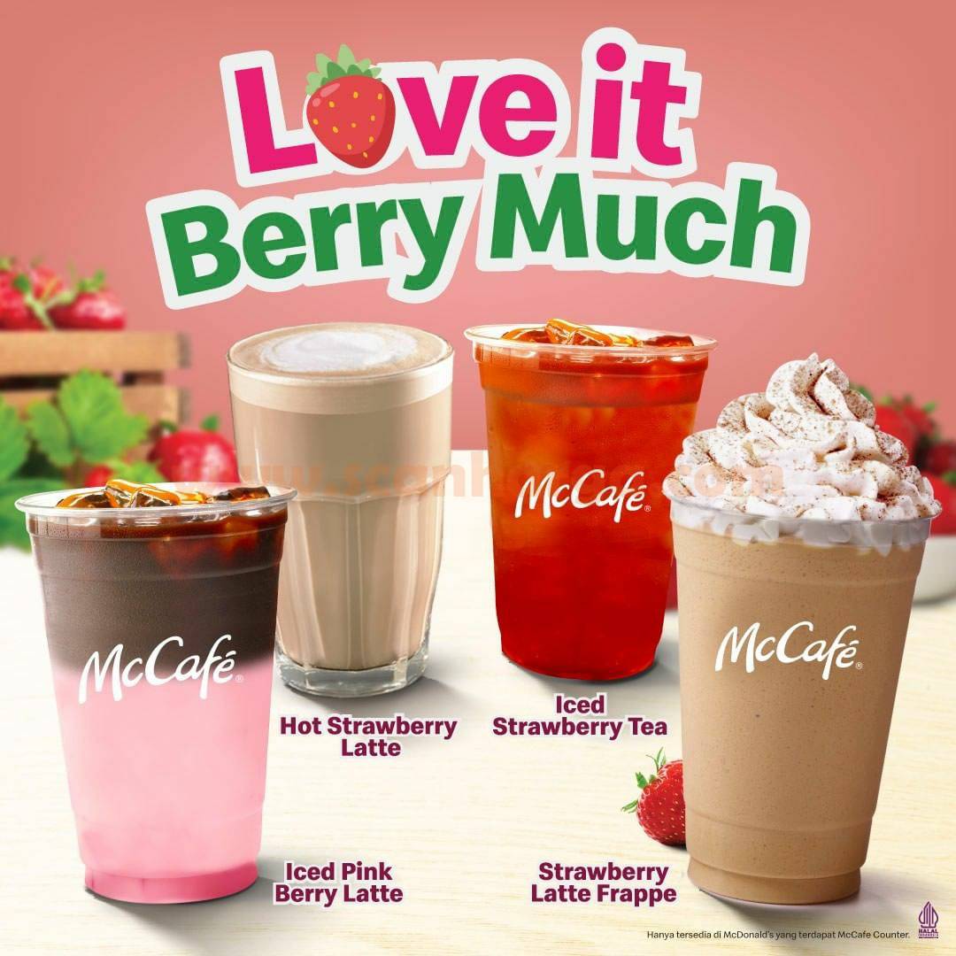 Promo MCDONALDS Love it Berry Much Menu McCafe