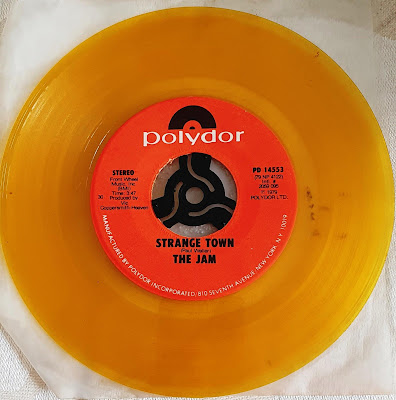US release of Strange Town in yellow vinyl.