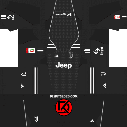 Juventus FC DLS Kits 2023-2024 Adidas In Coppa Italia - Dream League Soccer (Goalkeeper Away)