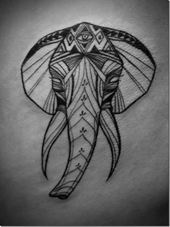 tribal_de_llphant_dafrique_de_tatouage