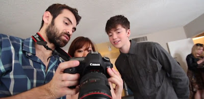 Greyson Chance Photo Shoot Leather Shirtless Video