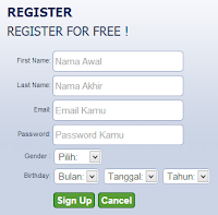 form register seperti facebook