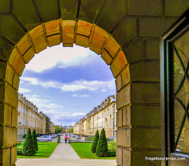 Great Pulteney Street em Bath, Inglaterra