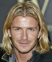 DAVID BECKHAM LONG HAIR