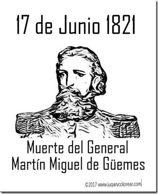 Dibujo de Martín Miguel de Güemes para colorear - Jugar y ...