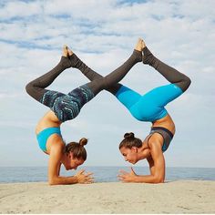 two person yoga challenge pictures dance