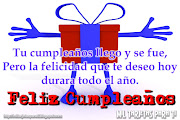 Feliz cumpleaños. [ haz click en la imagen para descargarla ] (cumple )