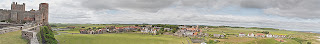 Bamburgh Castle Panorama taken from the castle