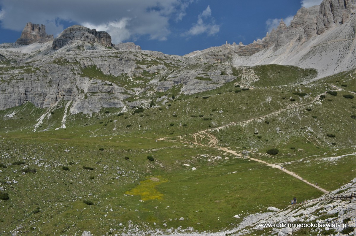 Tre Cime di Lavaredo z dziećmi