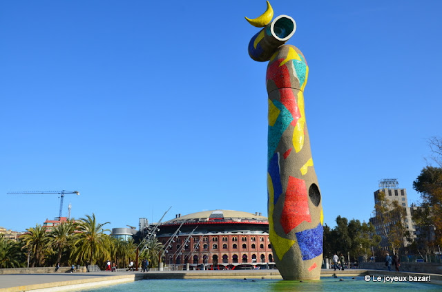 Barcelone - arènes et Miro