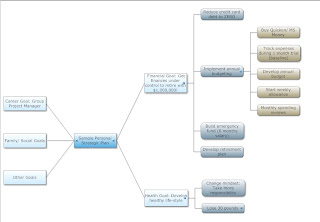 Mind Map Diagram of Sample Personal Strategic Plan