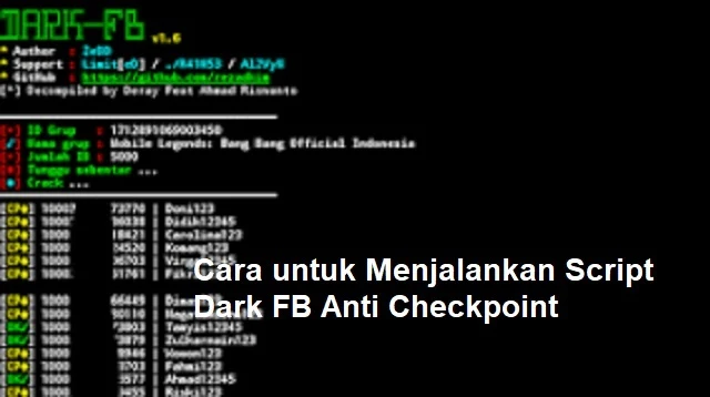 Script Dark FB Anti Checkpoint