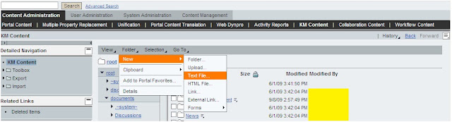 How to Create a KM Document Iview in SAP EP onlysapep.blogspot.in only sap ep  blogspot 