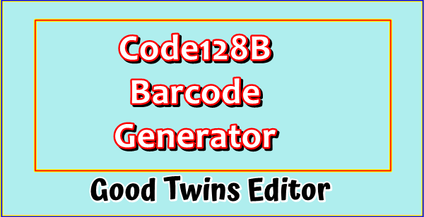 Code128B Barcode Generator