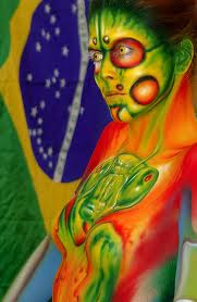 Brazilian Festival Body Painting