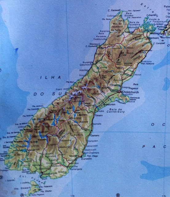Zelanda e Re - Hartat gjeografike e Zelandës së Re 