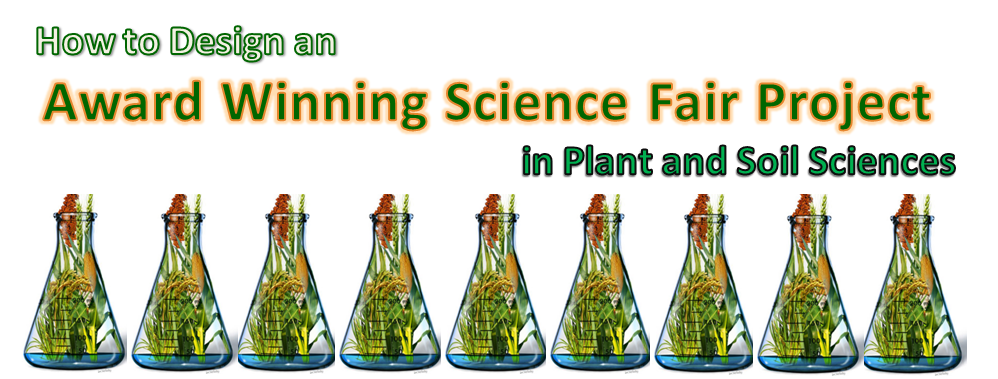 How to design an award winning science fair project in plant and soil sciences? 