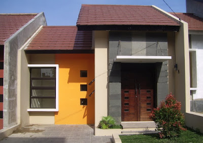 contoh warna cat teras rumah minimalis type 36 terbaru