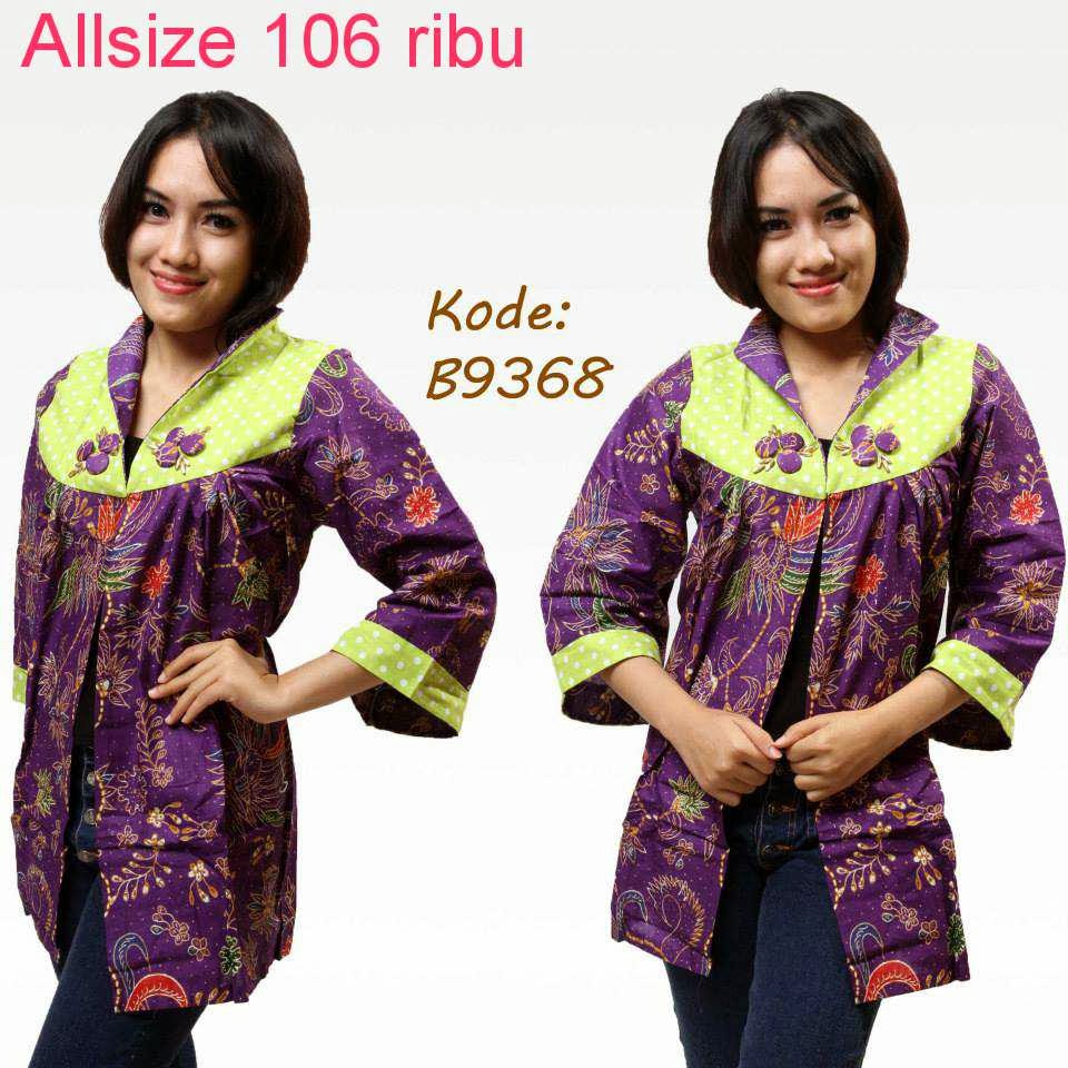  Contoh  Model  Baju  Batik Kerja  Model  Baju  Batik