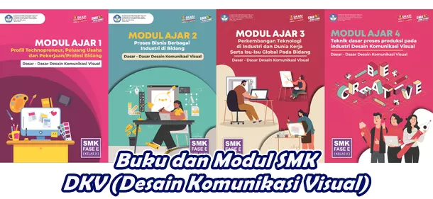 Buku dan Modul SMK DKV (Desain Komunikasi Visual)