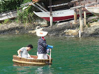 矢島・経島のたらい舟